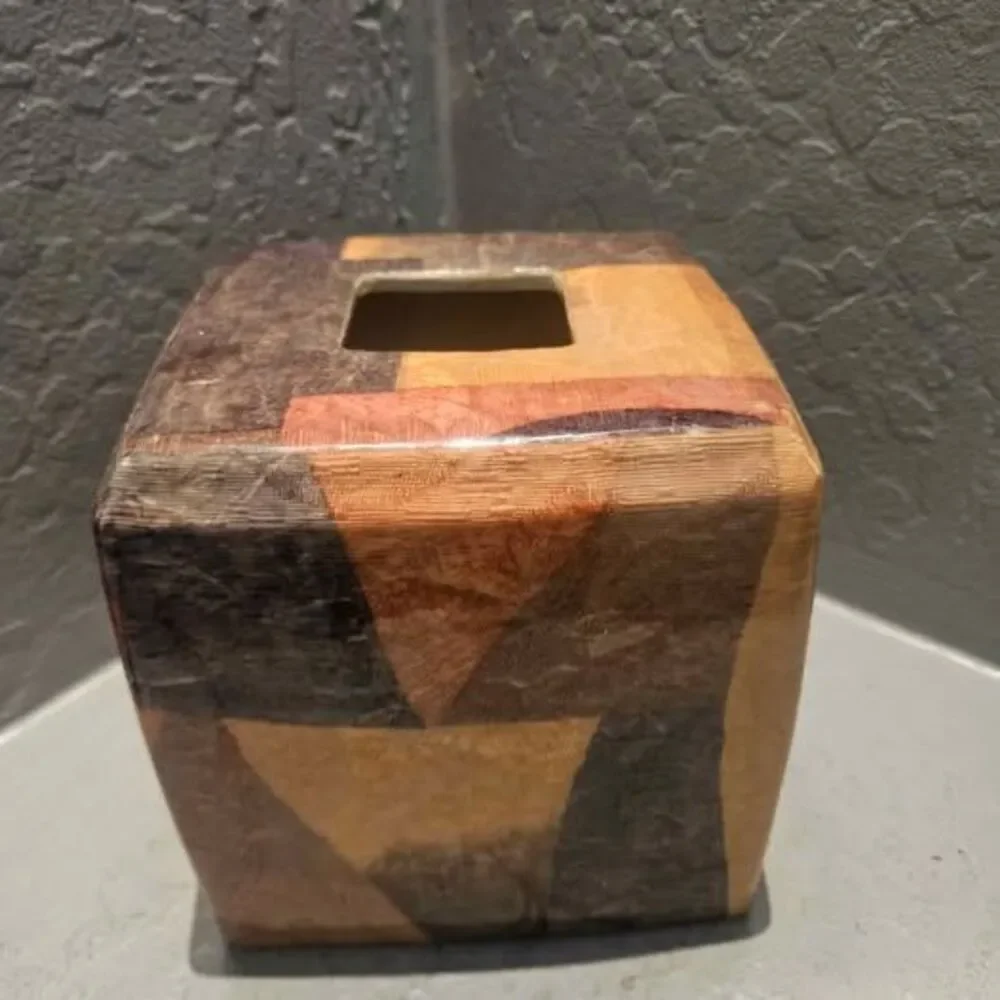Vintage Linen n Things Ceramic Tissue Box Cover